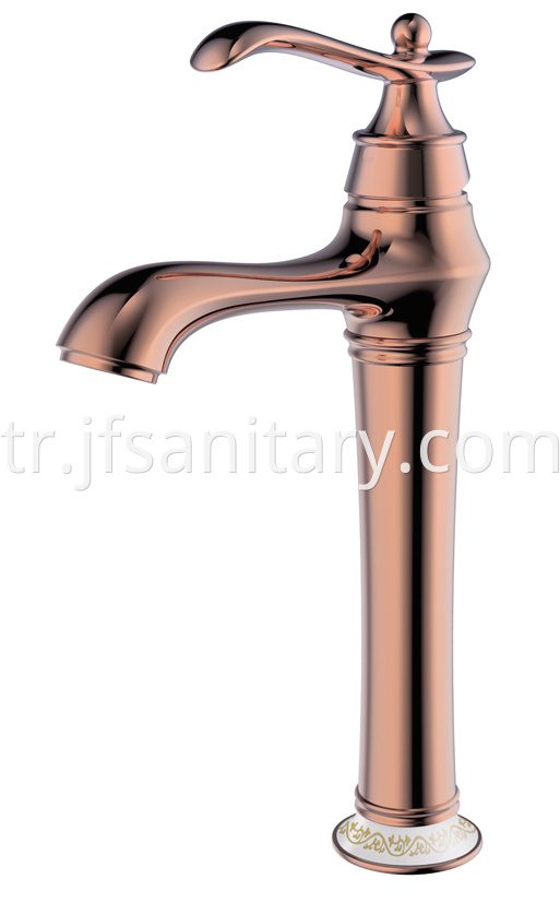 single handle vessel bathroom faucet